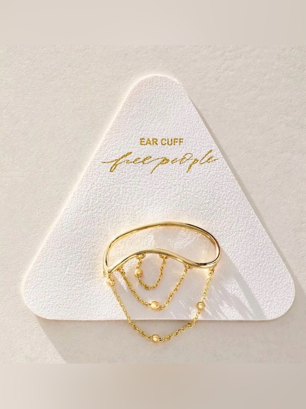 Free people Ginny ear cuff gold. NWT $48